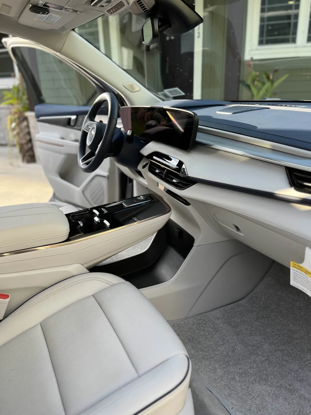 Pristine light interior after full detail