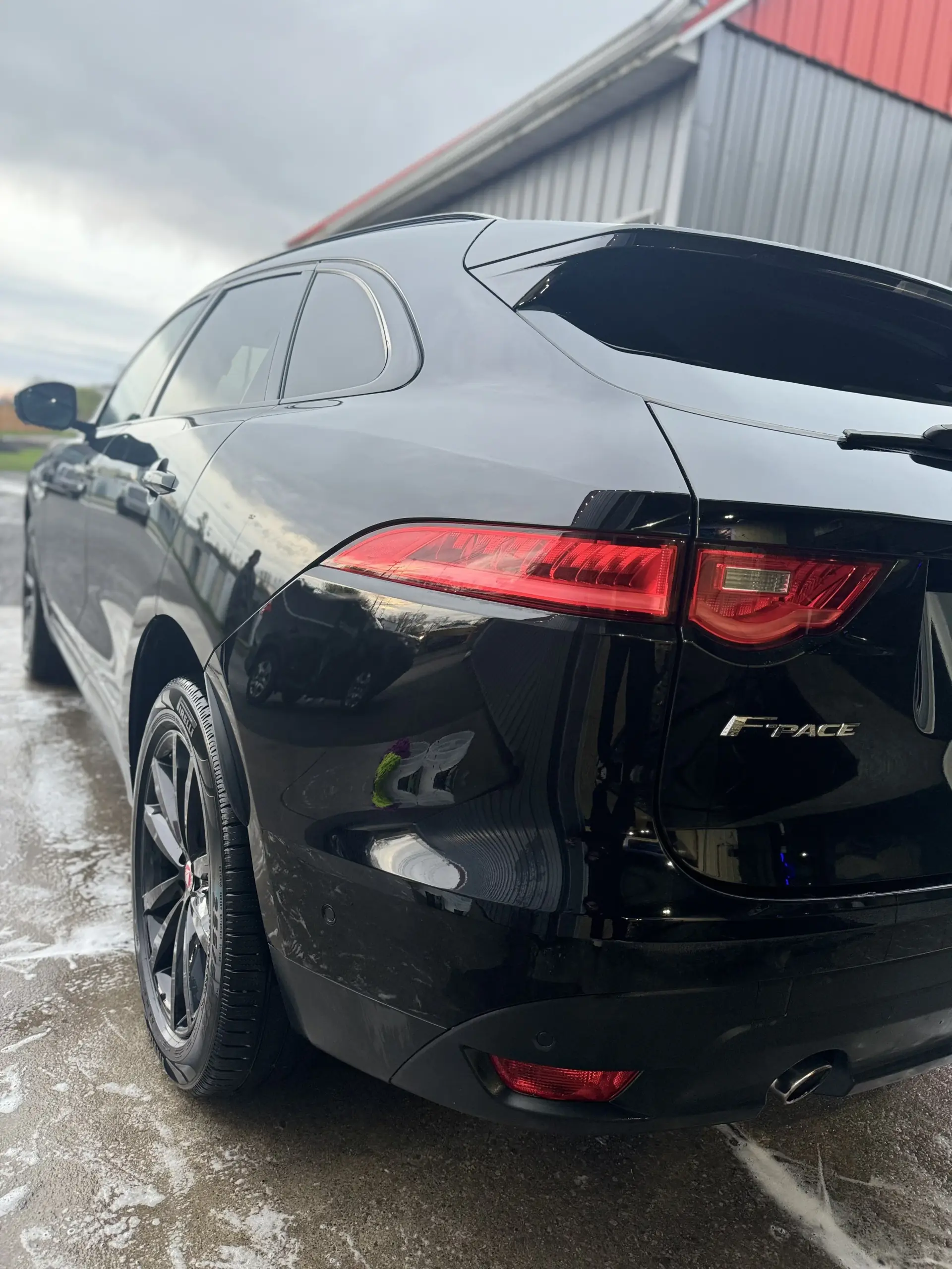 Vehicle with professional ceramic coating