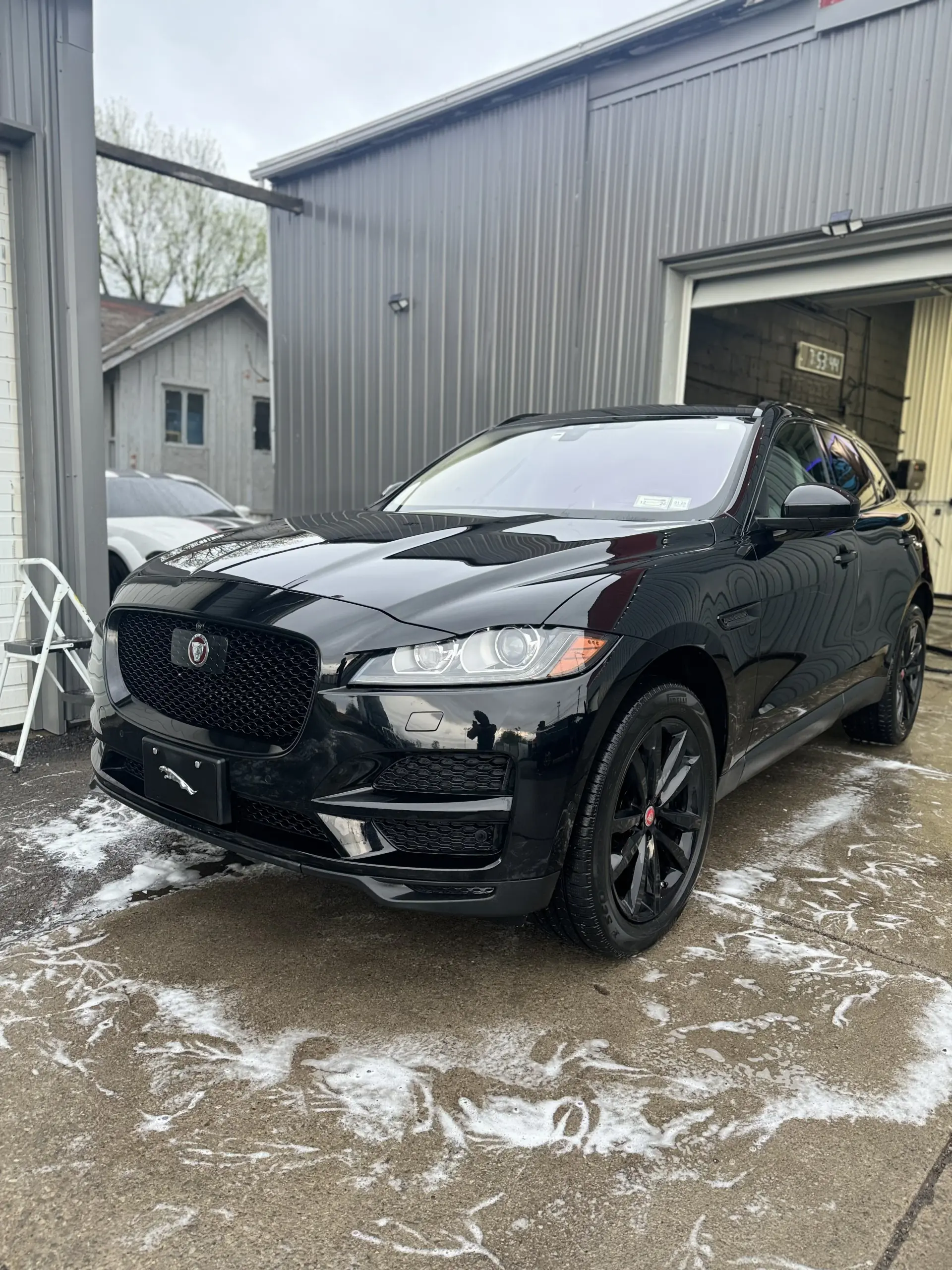 Jaguar F-PACE after full exterior detail