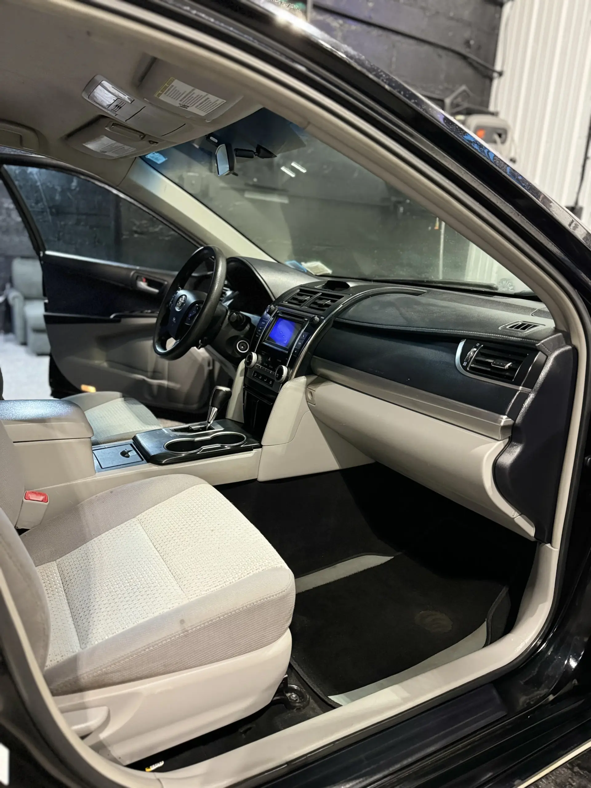 Toyota Camry interior showroom detailing