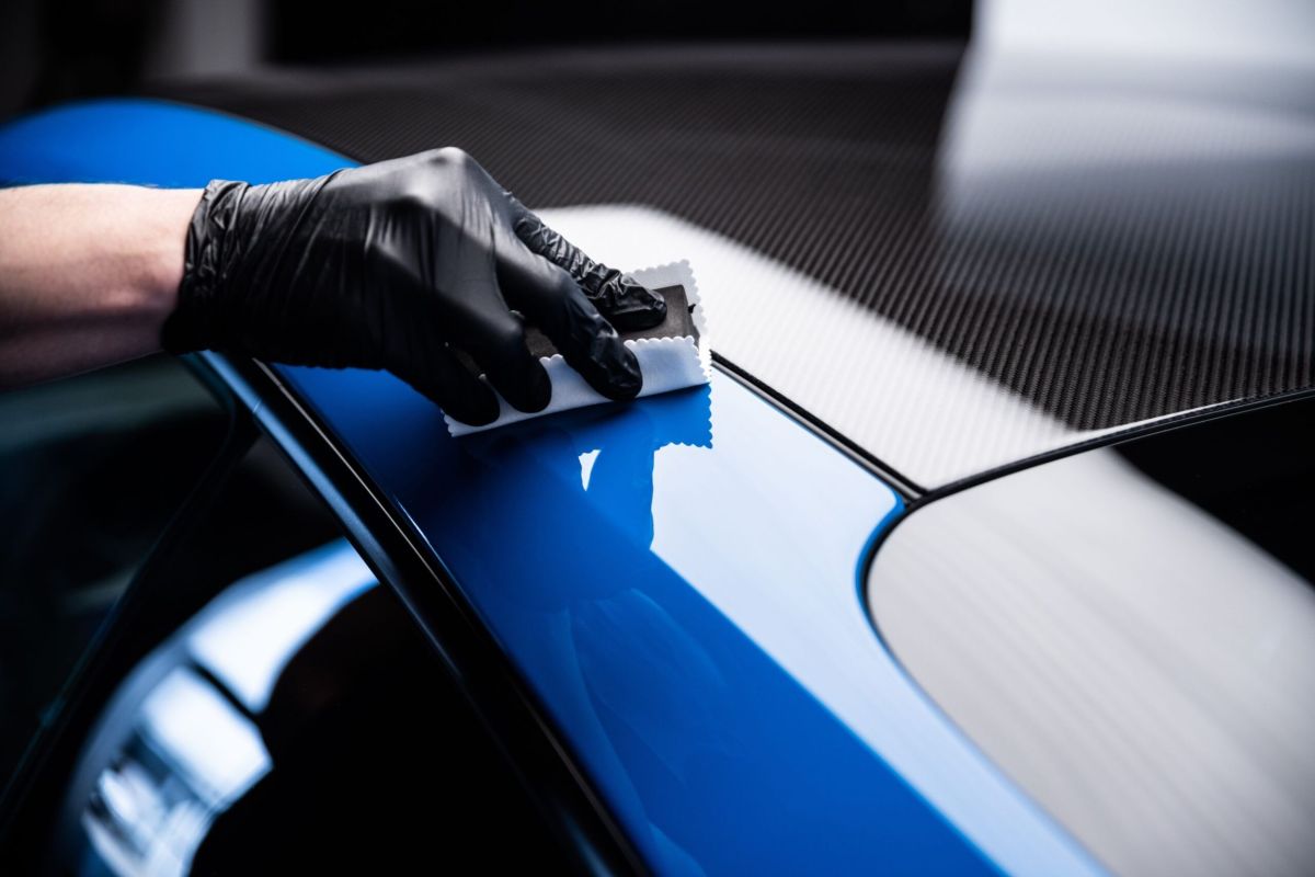 Professional ceramic coating application
